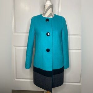 Kate Spade 0 Garby Wool Coat